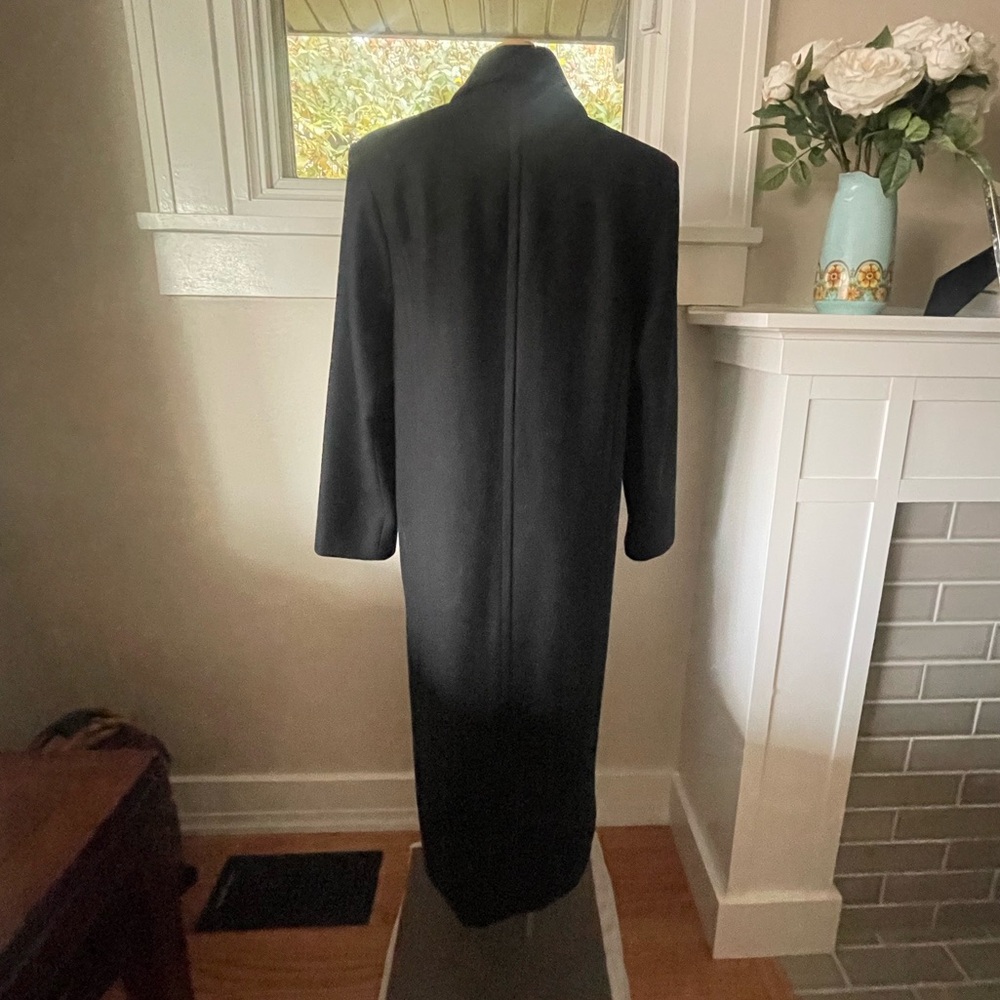 Herman Kay | Classic Black Overcoat - Picture 3 of 10